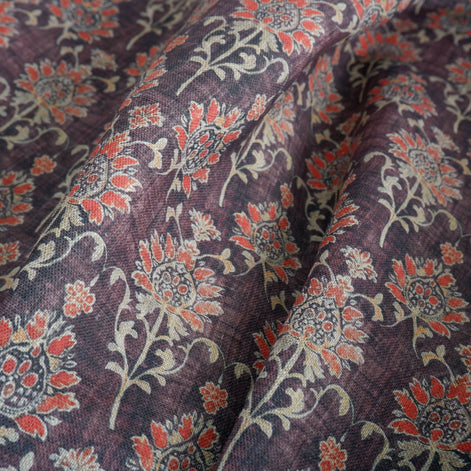 Linen Block Print Tablecloth