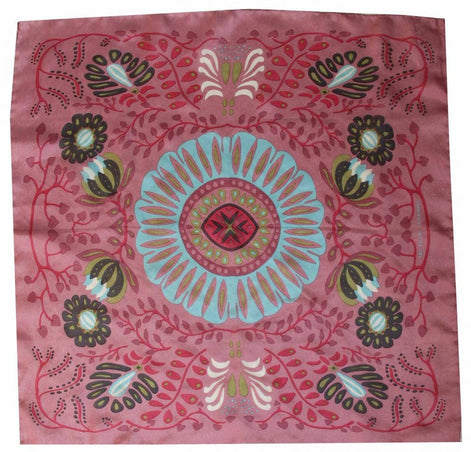 Silk Scarf - Mini Marushka Pink Pink