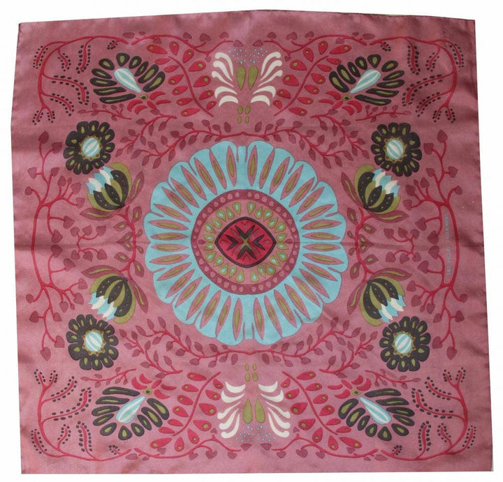 Silk Scarf - Mini Marushka Pink Pink