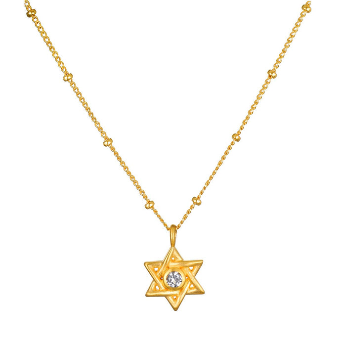 16" Star of David necklace + 3 ext. chain