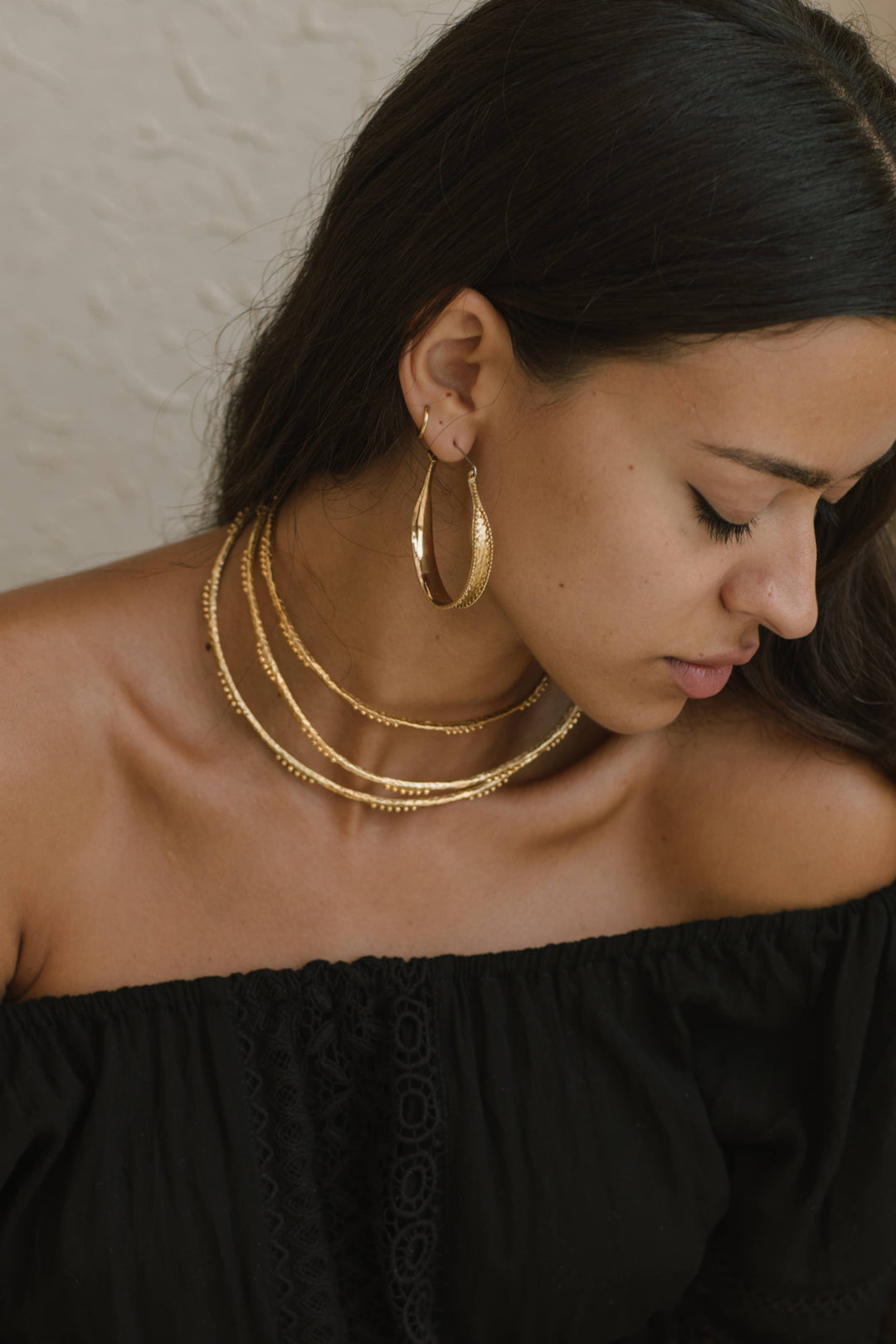 Indra Hoops - Brass