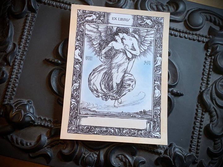 Cupid and Psyche, Gummed Paper Ex-Libris Bookplates