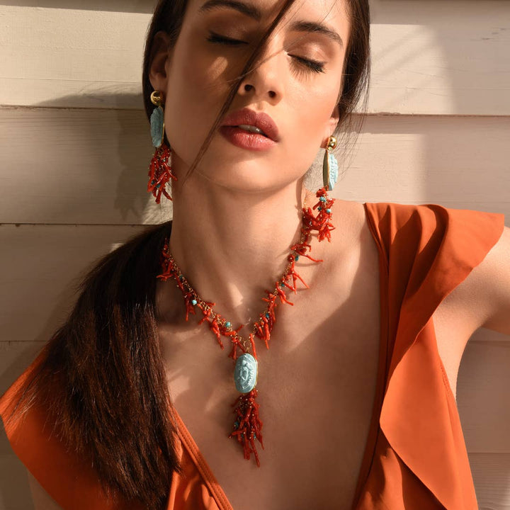 Sicilia Coral Necklace