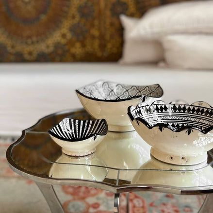 Moroccan Safi Ceramic Nesting Bowls