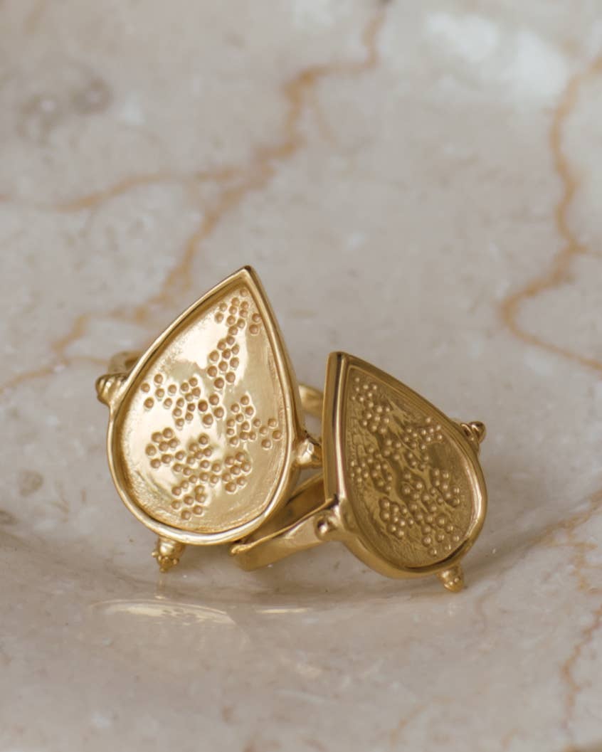 Nahla ring - 22k vermeil