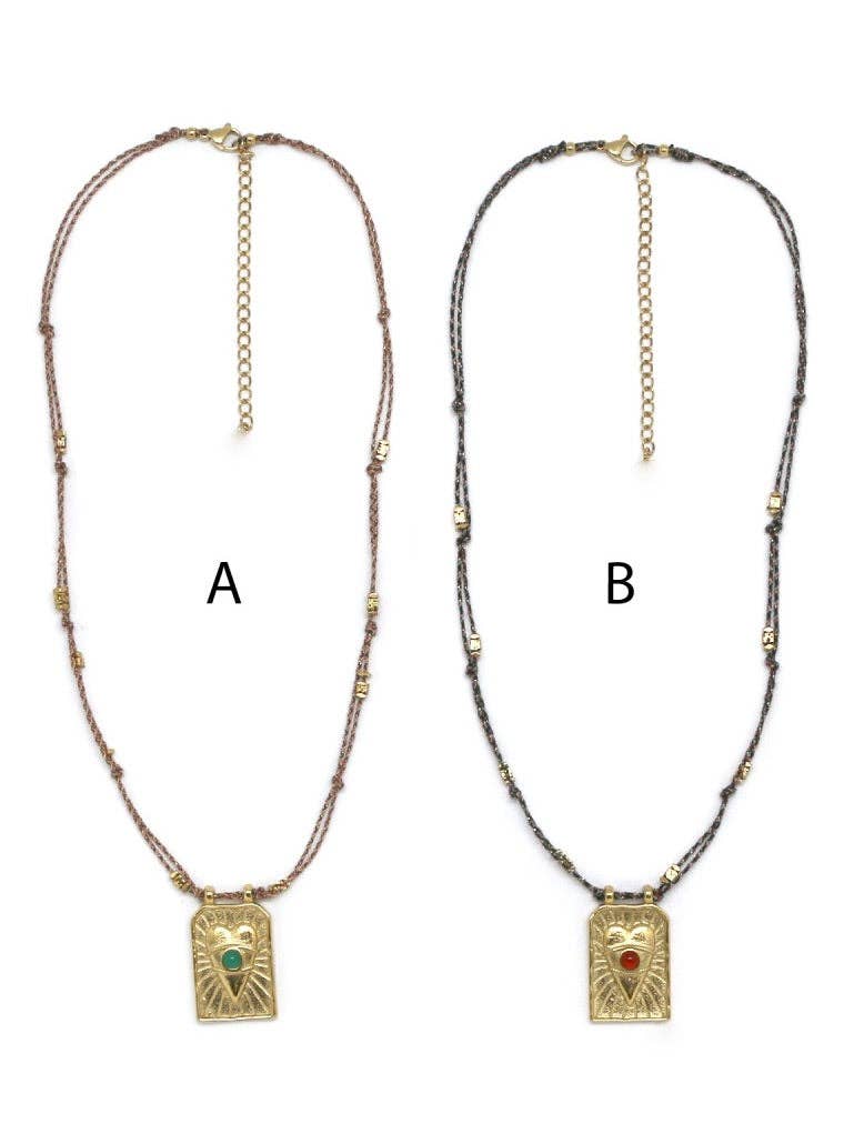 Delicate Gold Heart Charm Necklace