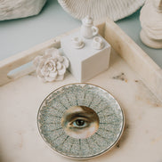 Secret Lover Female Round Ceramic Dish