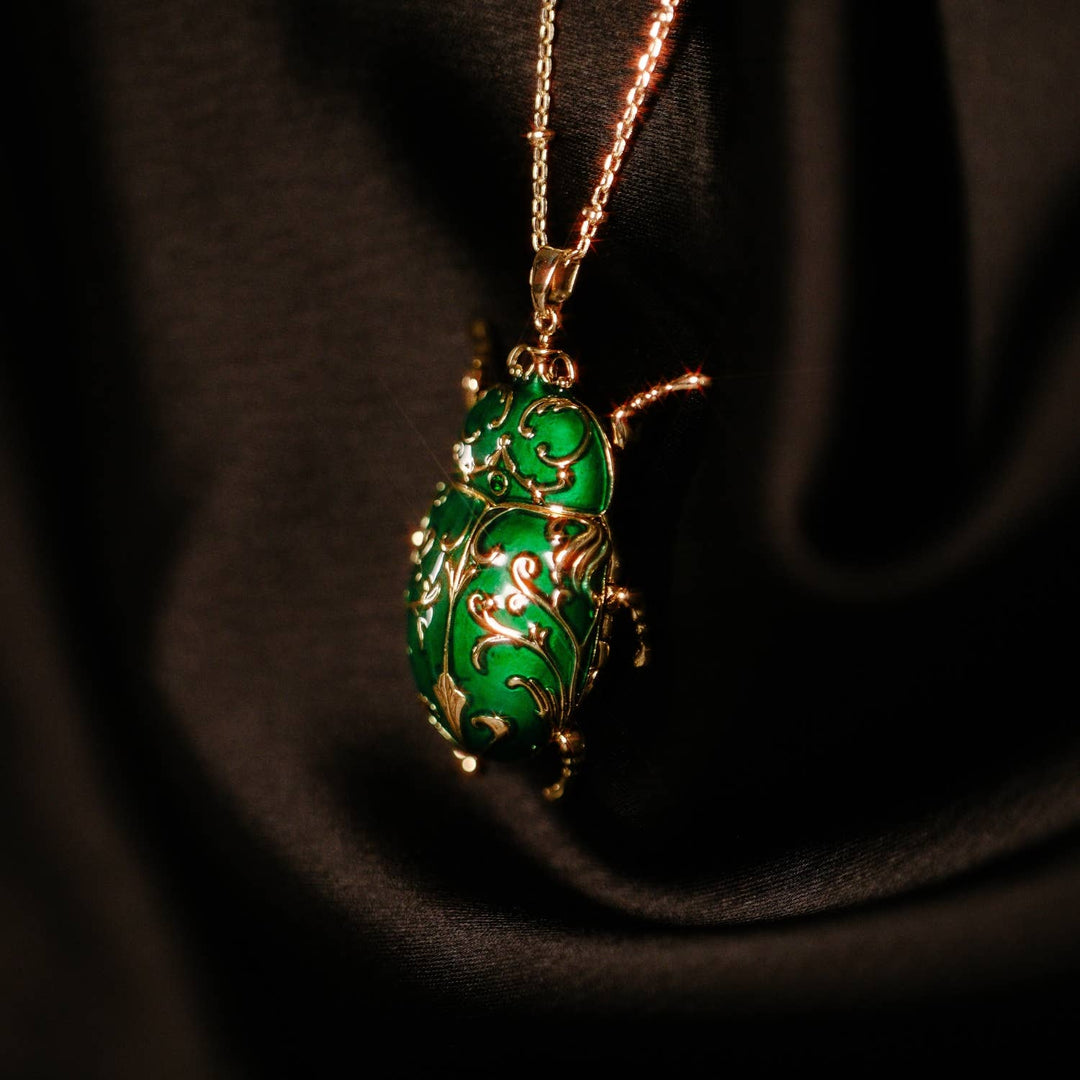 Antique Beetle Locket