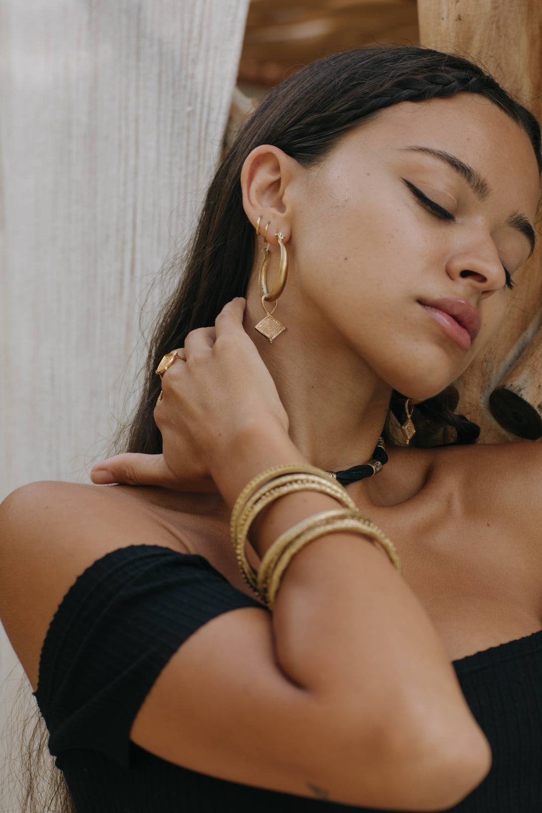 Kya Hoops - Brass