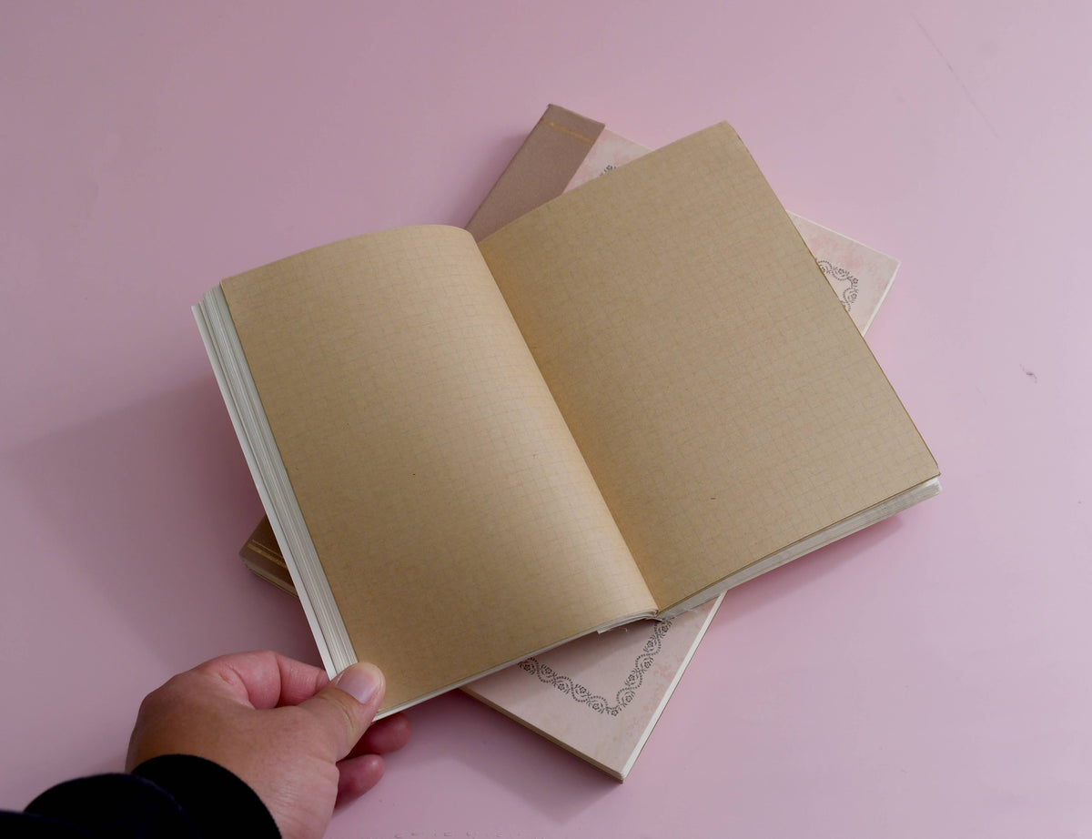 B6 Rough NoteBook: Floral | Vintage Style Journal 5