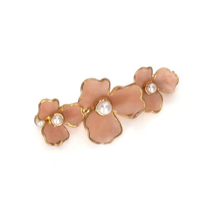 THREE PETAL BARRETTE