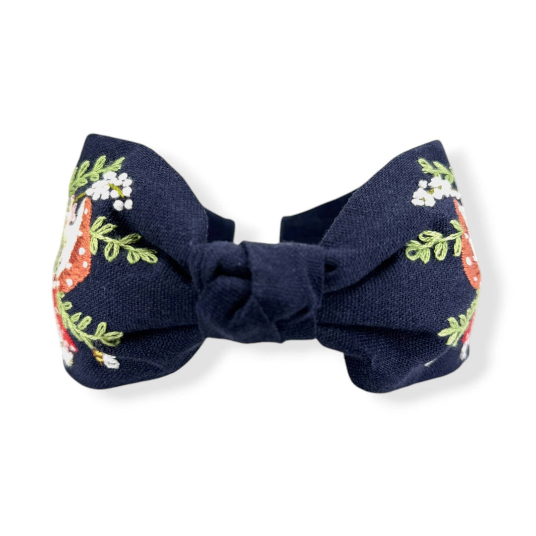 Midnight Forest Hand Embroidered Headband