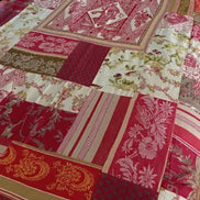 French Vintage Patchwork Throw (or Tablecloth)