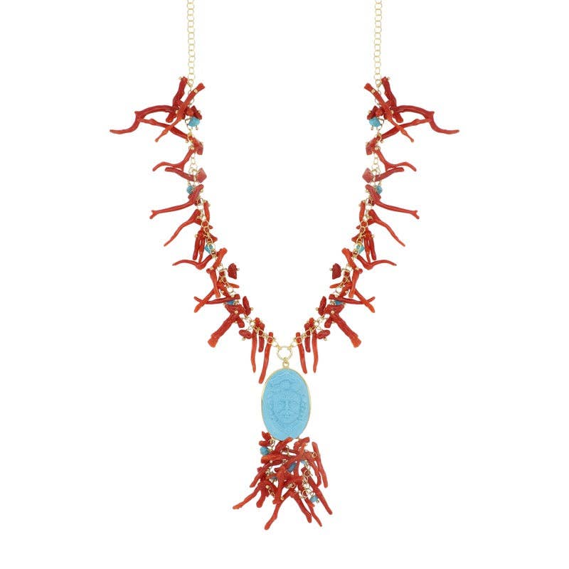 Sicilia Coral Necklace