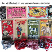 Silk Scarf - Mini Marushka Pink Pink