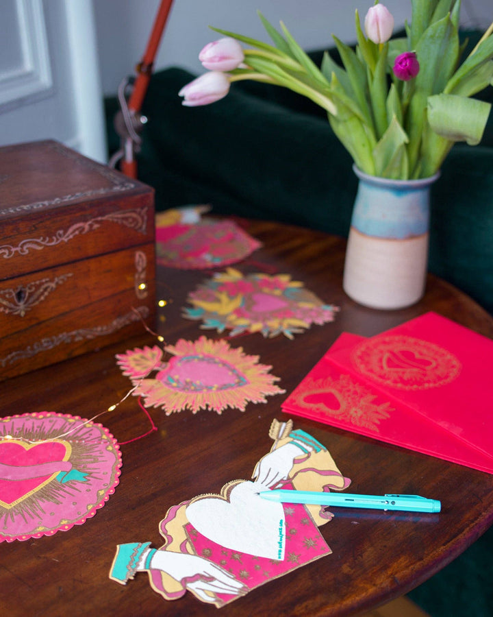 Heart and Hands Greeting Card