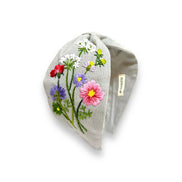 Lavish Garden Hand Embroidered Headband