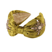 Olive Velvet Headband
