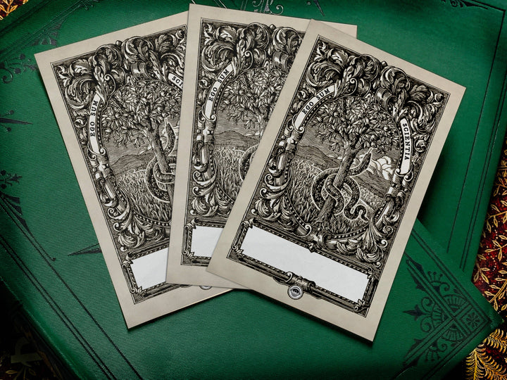 The Forbidden Tree, Gummed Paper Ex-Libris Bookplates