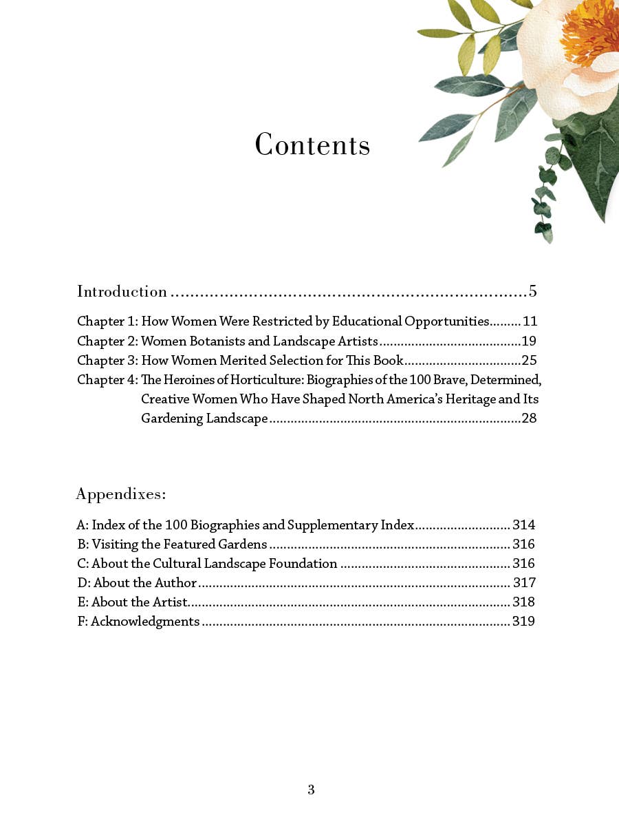 Heroines of Horticulture