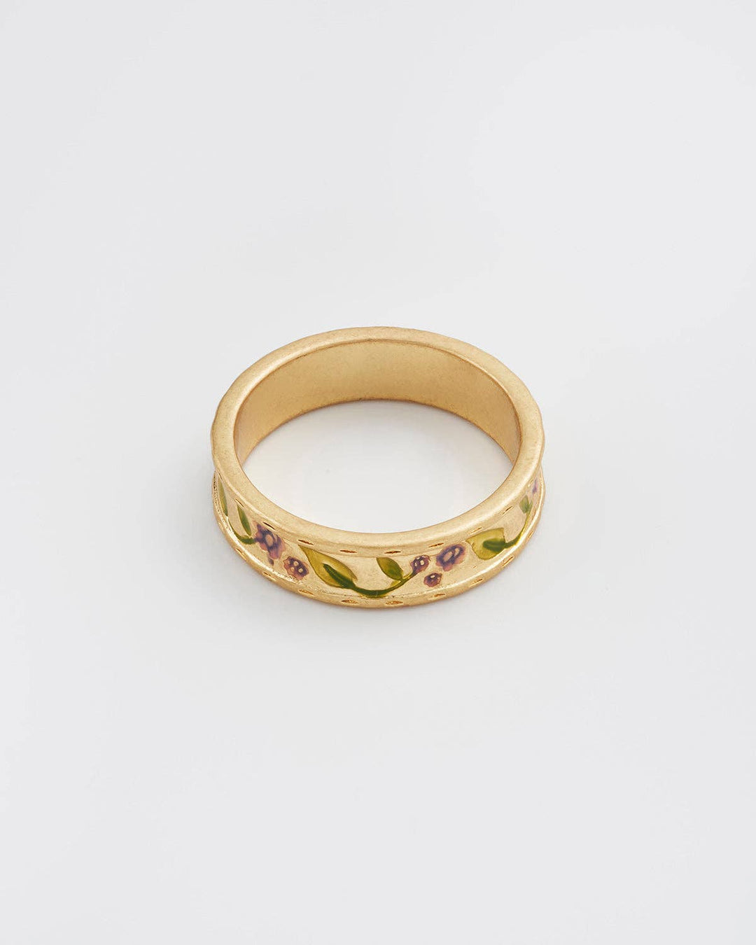 Blackberry Bramble Gold Ring