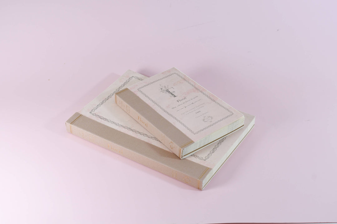 B5 Rough NoteBook: Floral | Vintage Style Journal 7"x10"