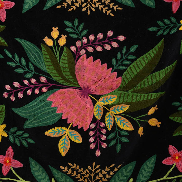 Velvet Threads Floral Throw 50 x 60