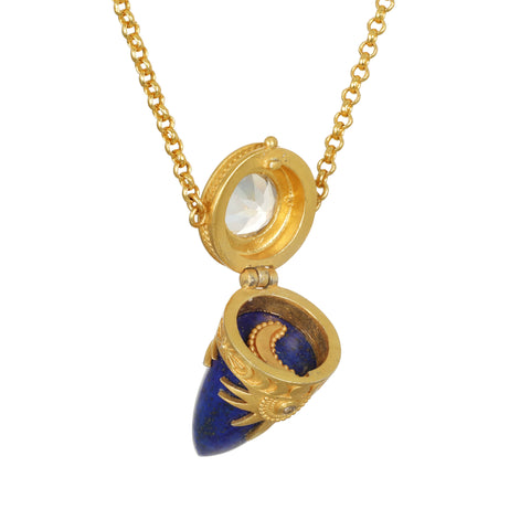 30" Lapis Locket