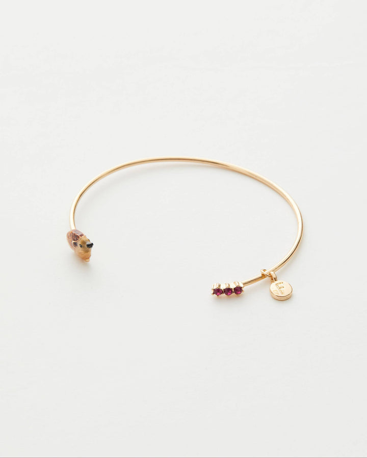 Enamel Hedgehog Bangle