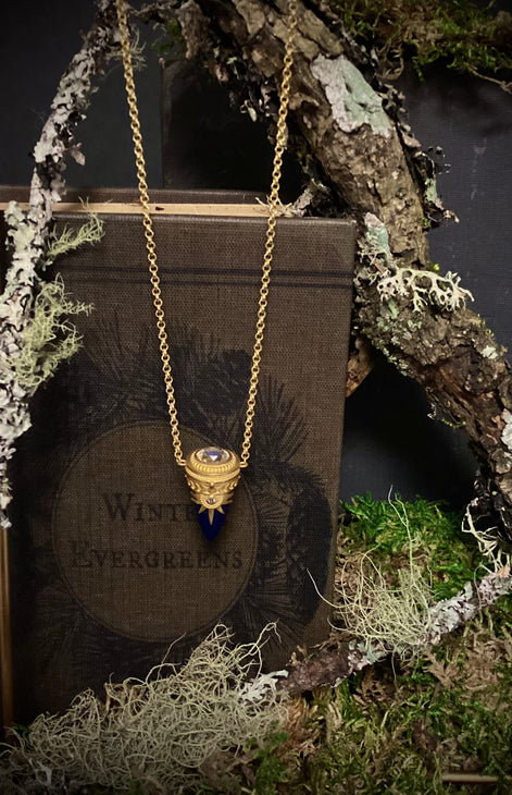 30" Lapis Locket