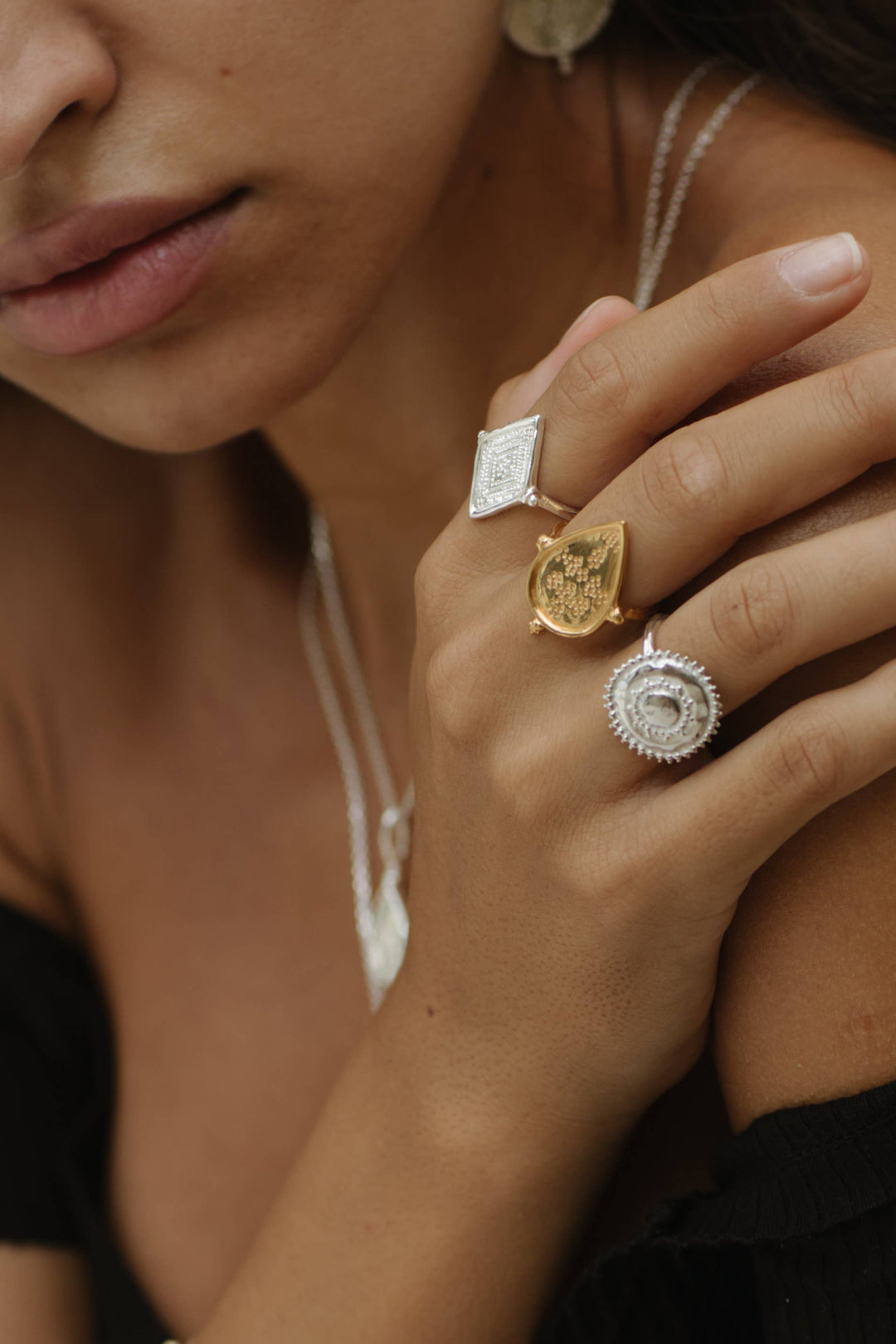 Nahla ring - 22k vermeil