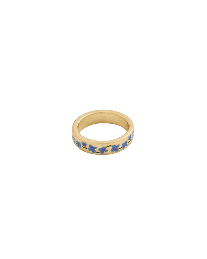 Blue Forget Me Not Ring