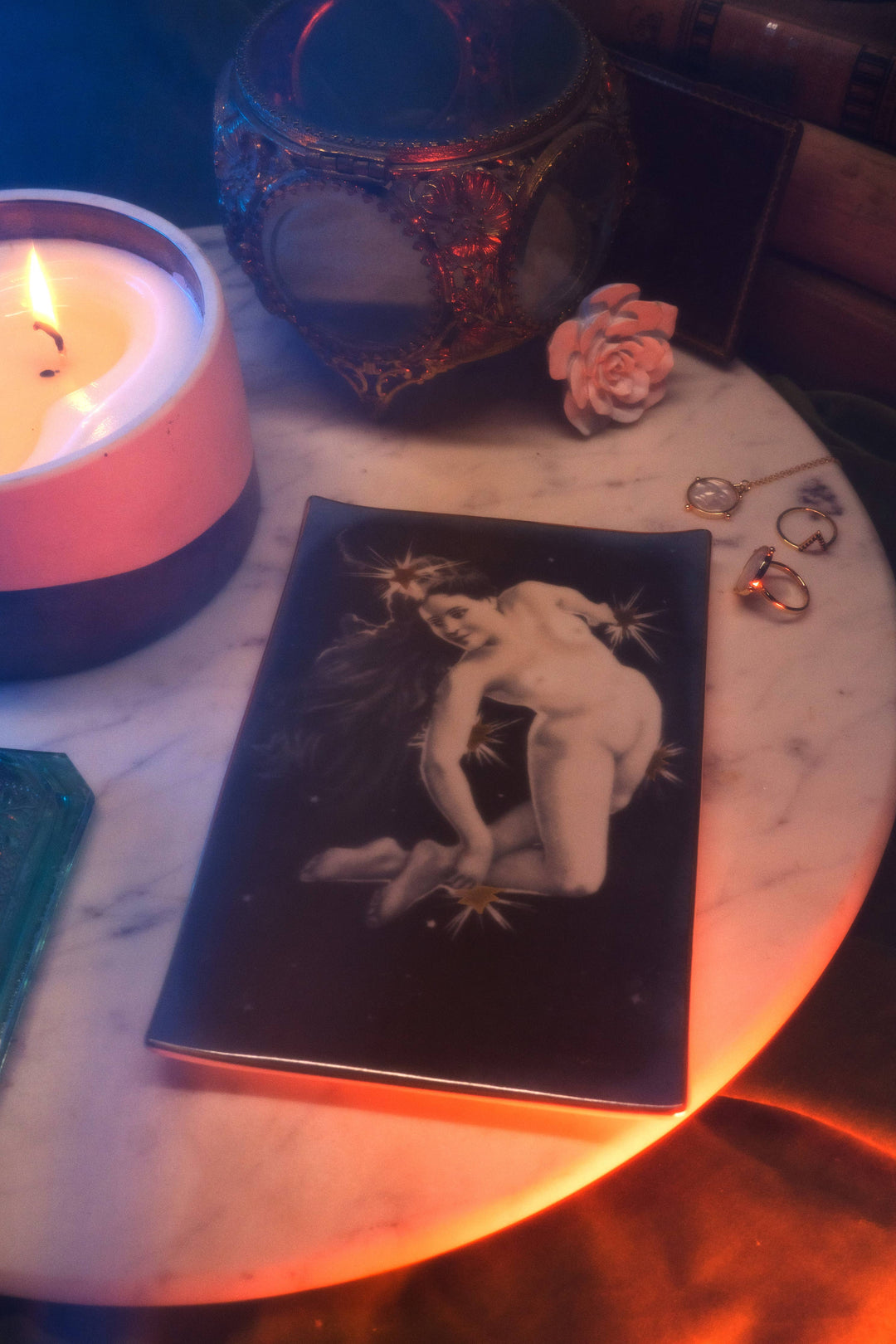 Star Lady Constellation Ceramic Tray