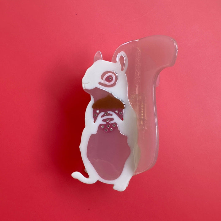 ALBINO SQUIRREL - Hair Claw
