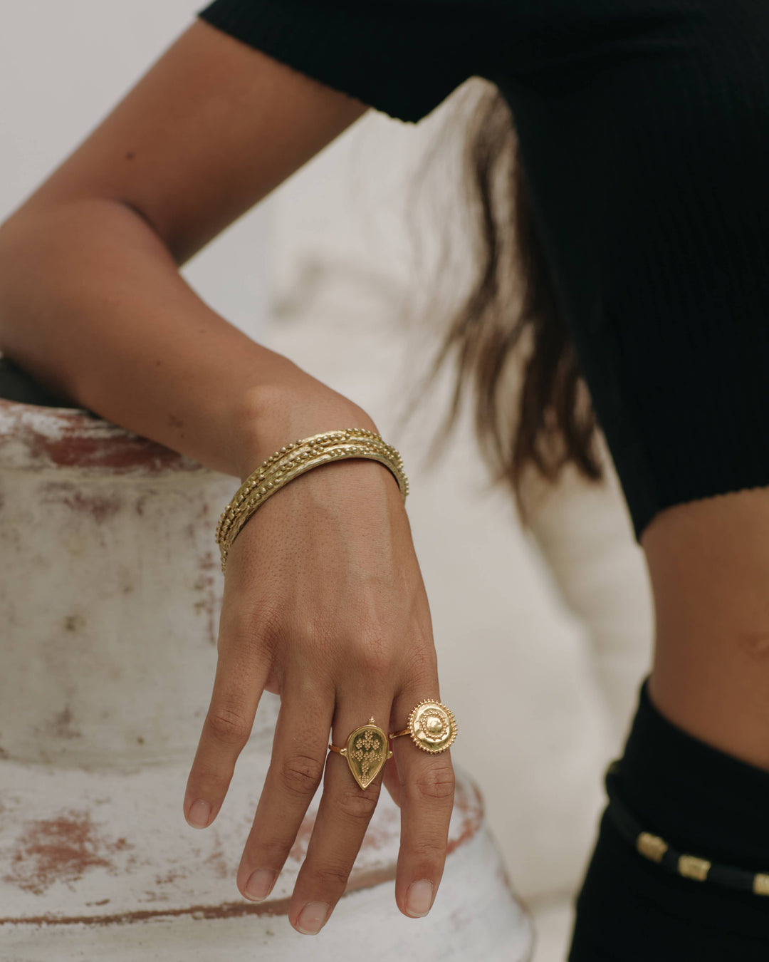 Nahla ring - 22k vermeil