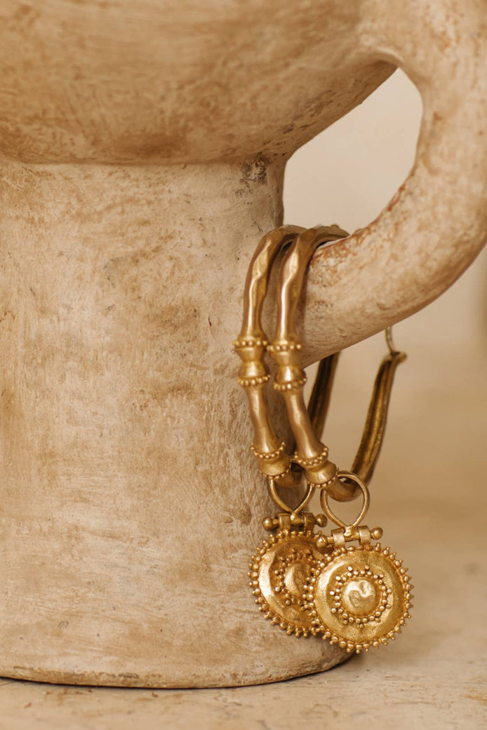 Kavani hoops - brass 