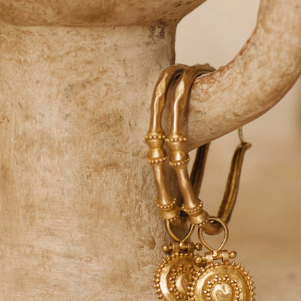 Kavani hoops - brass 