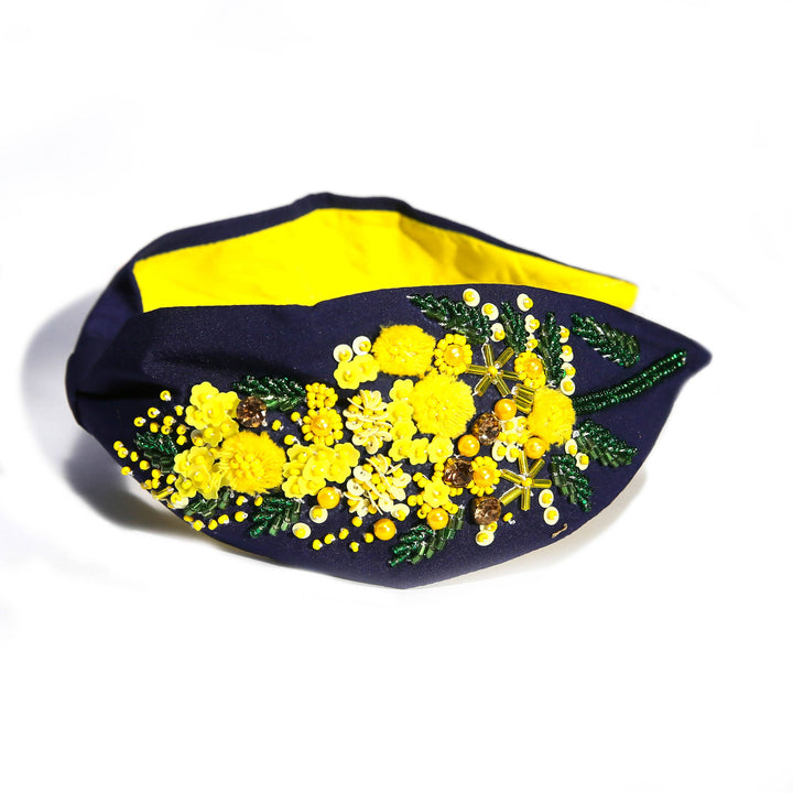 Navy Wattle Headband