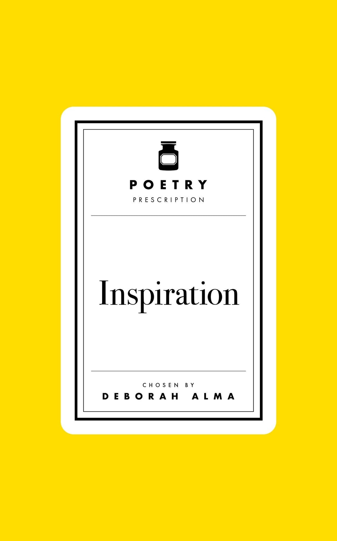 Poetry Prescription: Inspiration