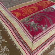 French Vintage Patchwork Throw (or Tablecloth)