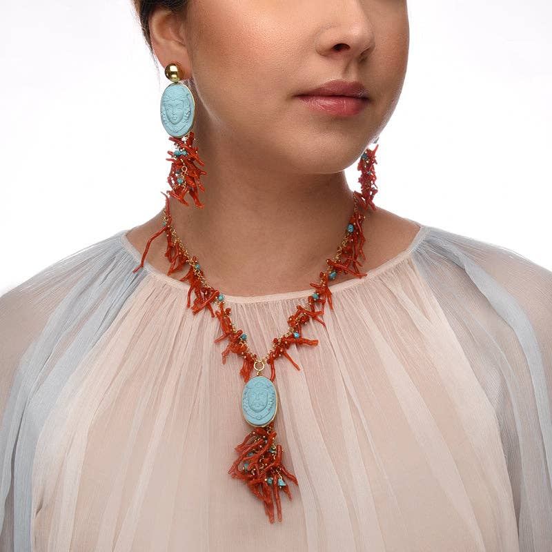 Sicilia Coral Necklace