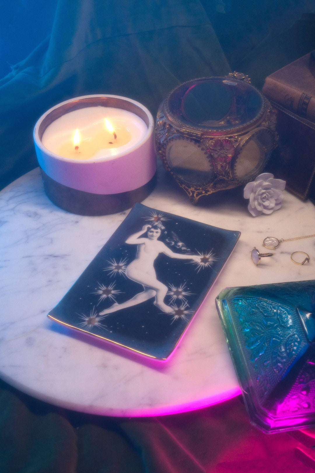 Star Lady Constellation Ceramic Tray