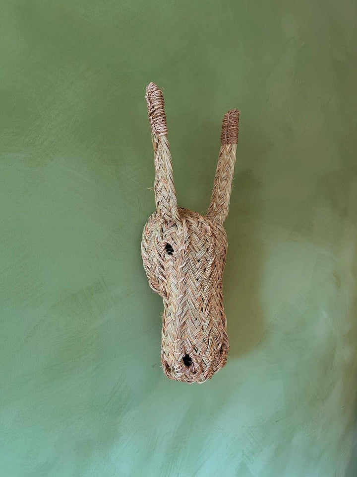 Woven Animal Head, Donkey