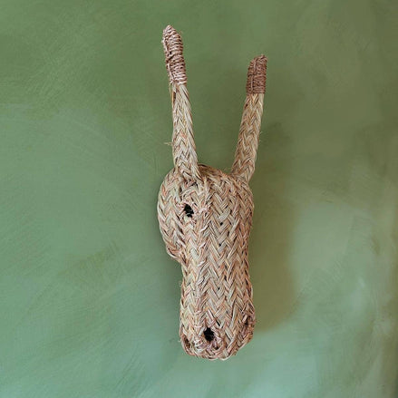 Woven Animal Head, Donkey