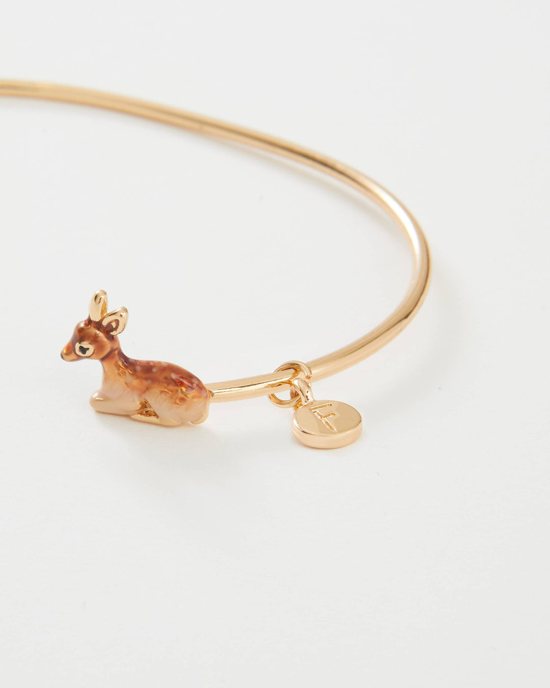 Enamel Fawn Bangle