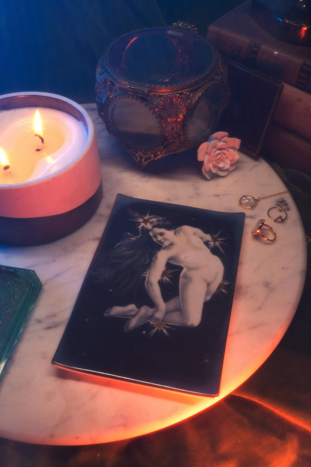 Star Lady Constellation Ceramic Tray