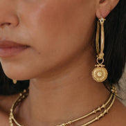 Kavani hoops - brass 