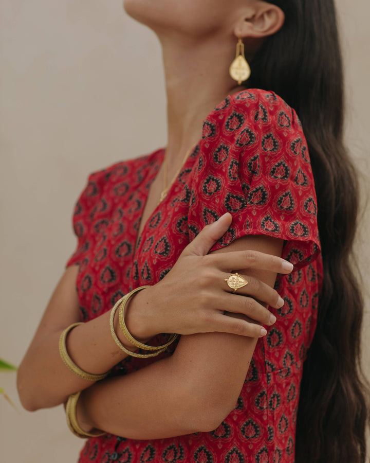Nahla ring - 22k vermeil