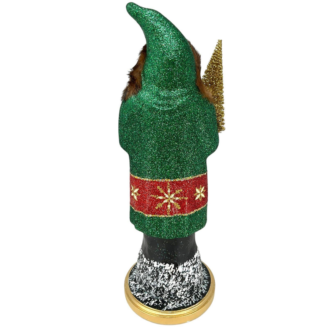 Ino Schaller - Forest Green Santa Large German Paper Mache