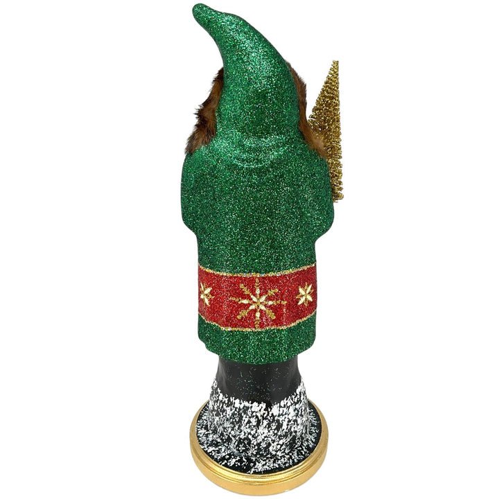 Ino Schaller - Forest Green Santa Large German Paper Mache